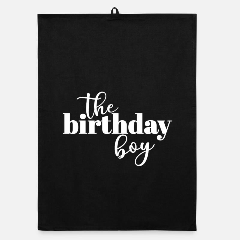 Le garçon d’anniversaire Torchon bio