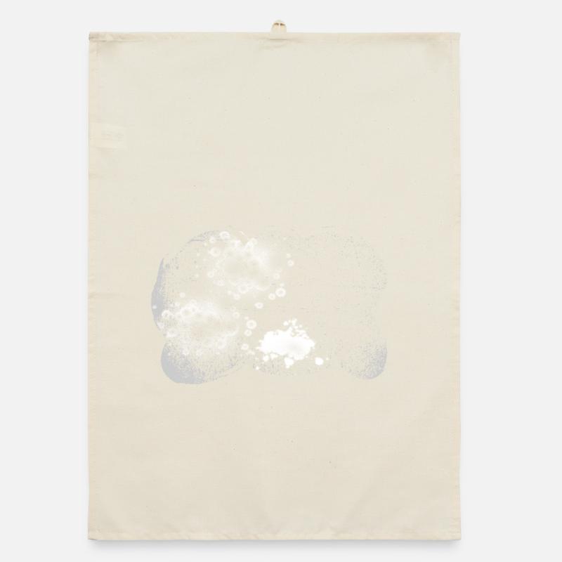 Supernova Orbit Background transparent stormy Organic Geschirrtuch