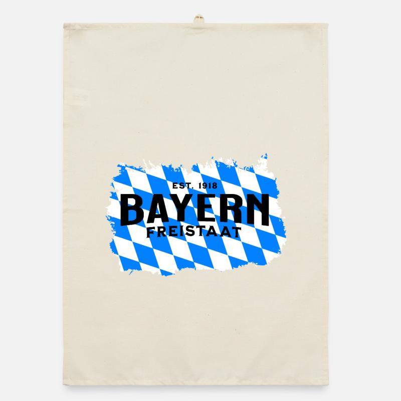 État libre de Bavière – Conception du drapeau en diamant Torchon bio