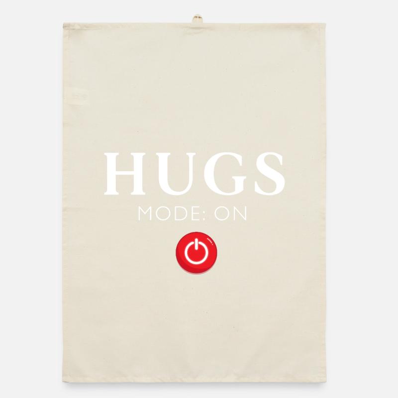 HUGS Modo On Red Button Organic dish towel