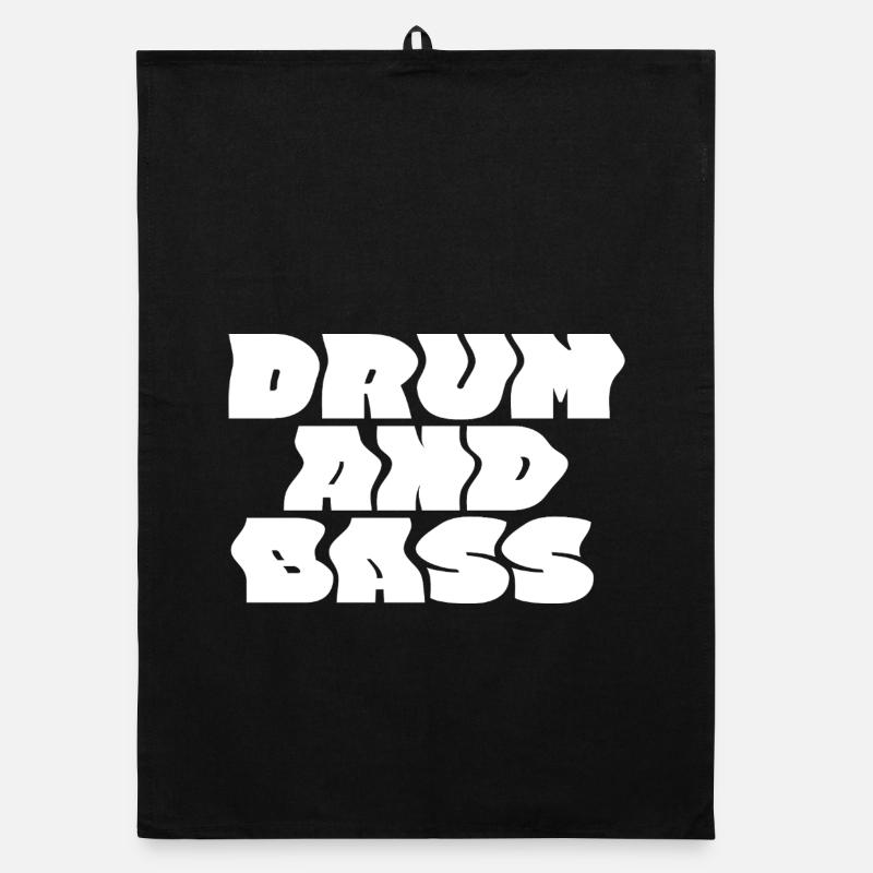 Conception audacieuse du logo Drum and Bass Torchon bio