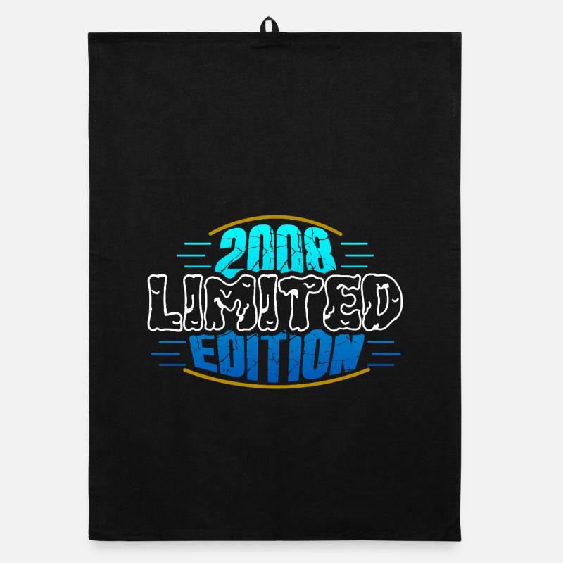 2008 Limitierte Edition Retro Design - Geburtstag  Organic Geschirrtuch