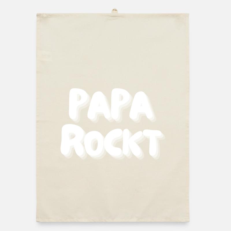 Daddy Rocks Organic dish towel
