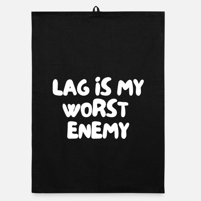 Lag is my worst enemy Organic dish towel