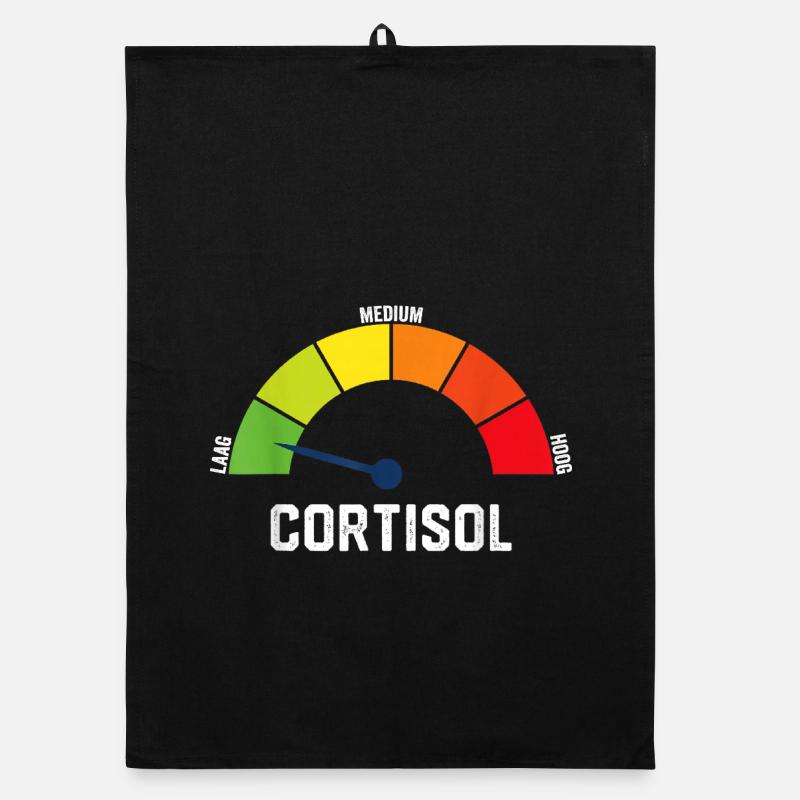 Cortisol faible – Conception anti-stress relaxée Torchon bio
