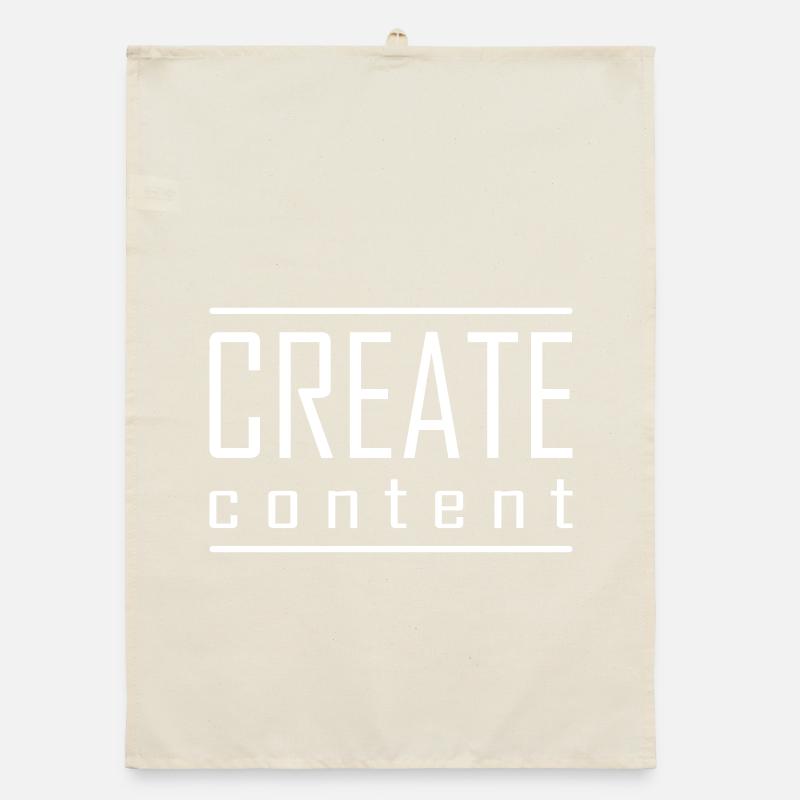 Create content artist and developer design Organic dish towel