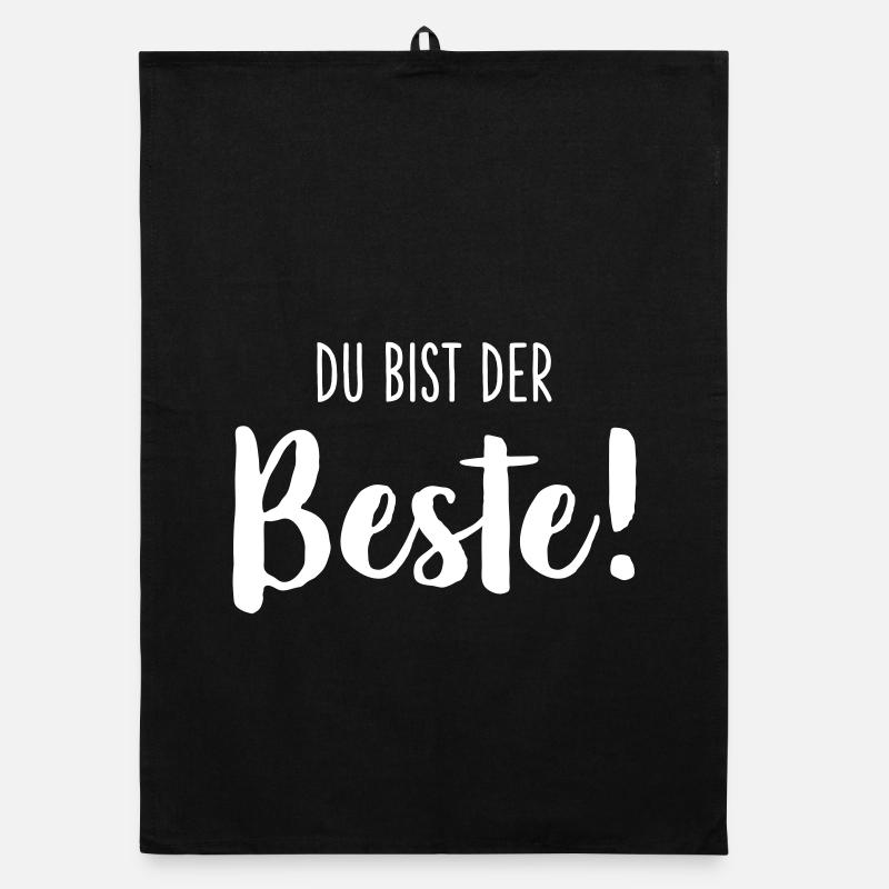 Du bist der Beste Organic Geschirrtuch