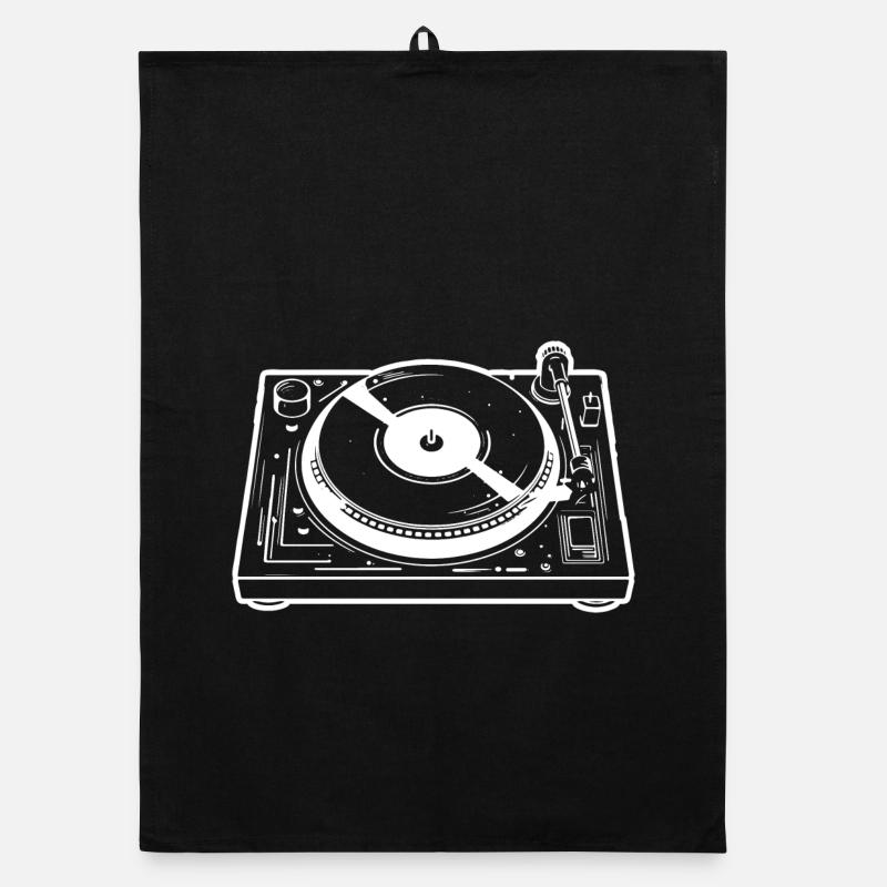 DJ Turntable Organic dish towel