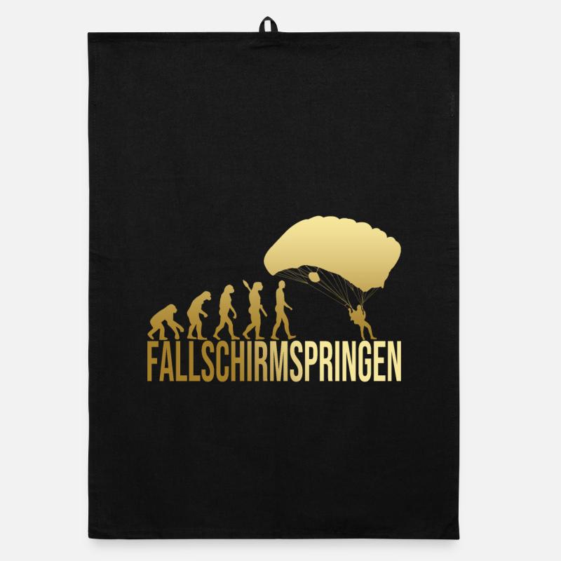 Evolution Fallschirmspringen Organic Geschirrtuch