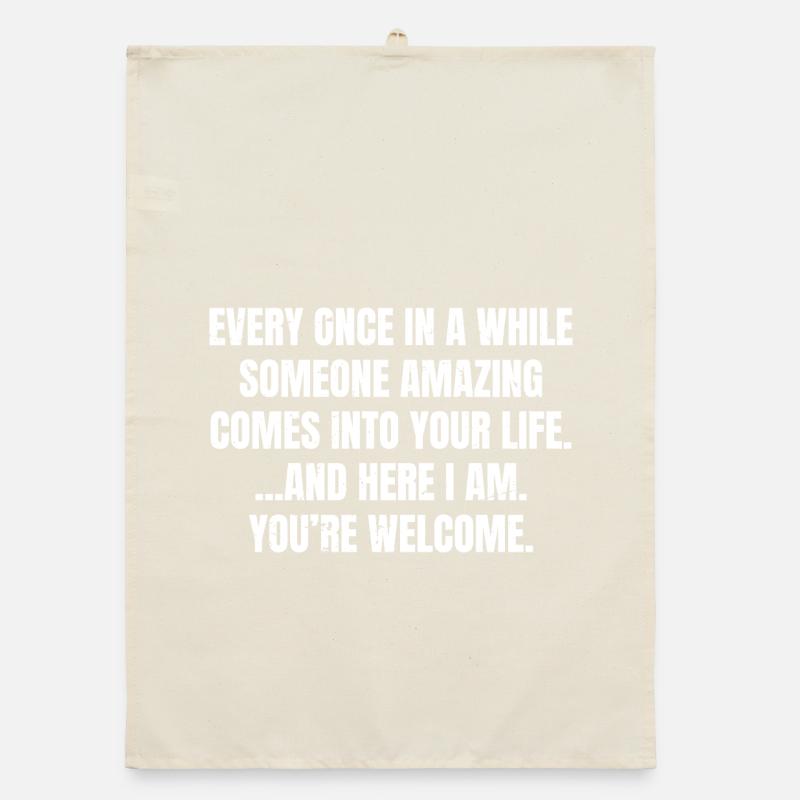 every once in a while someone amazing comes Organic dish towel