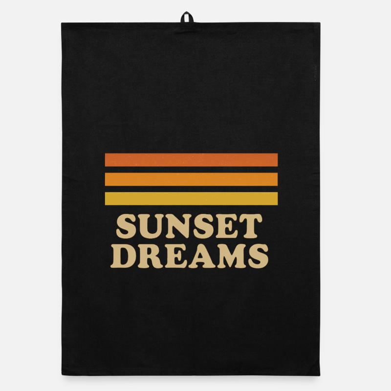 Sunset Dreams Organic Geschirrtuch