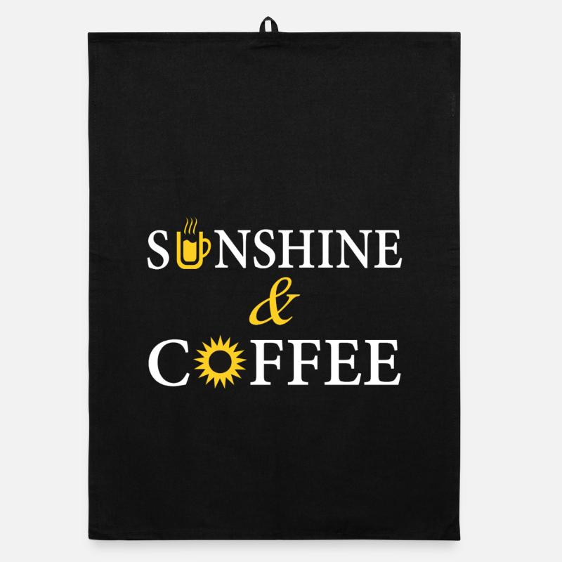 Coffee Sunshine Organic dish towel