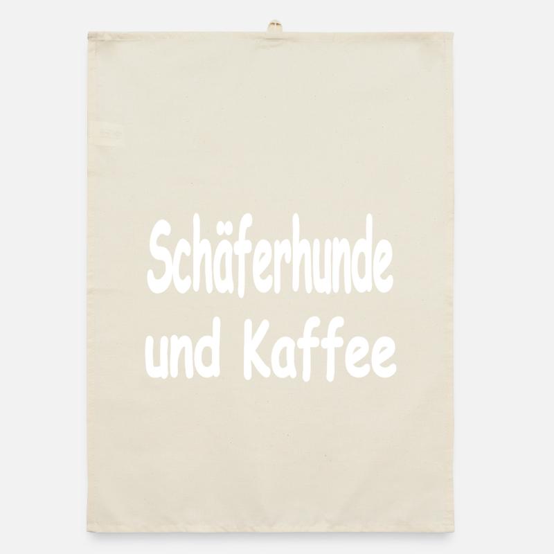 Schäferhund Organic Geschirrtuch