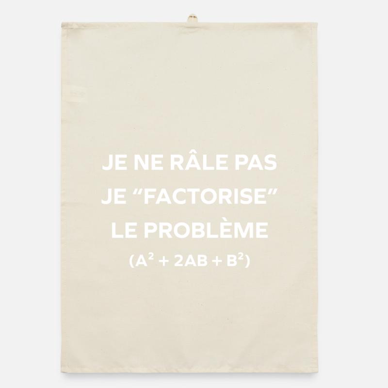 I don't complain, I factor Organic dish towel