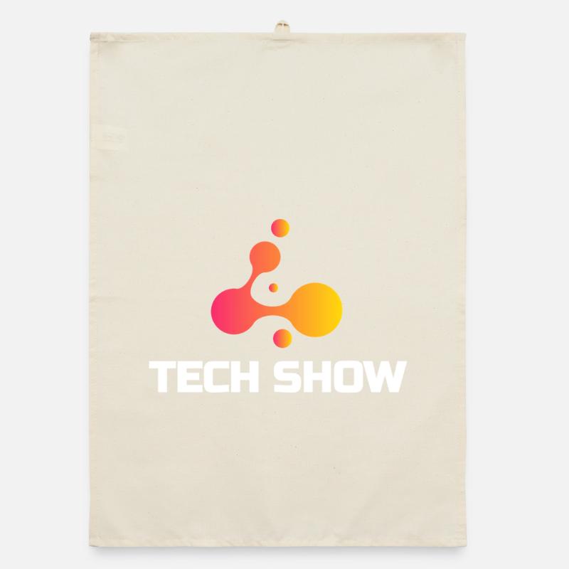 Tech Show Neon Blob Tee Organic dish towel