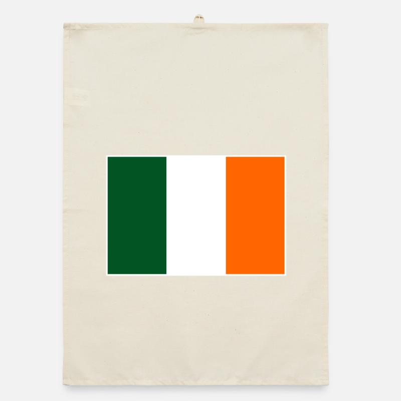 Drapeau de l’Irlande Torchon bio