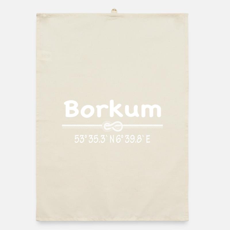 Coordinates Borkum Organic dish towel