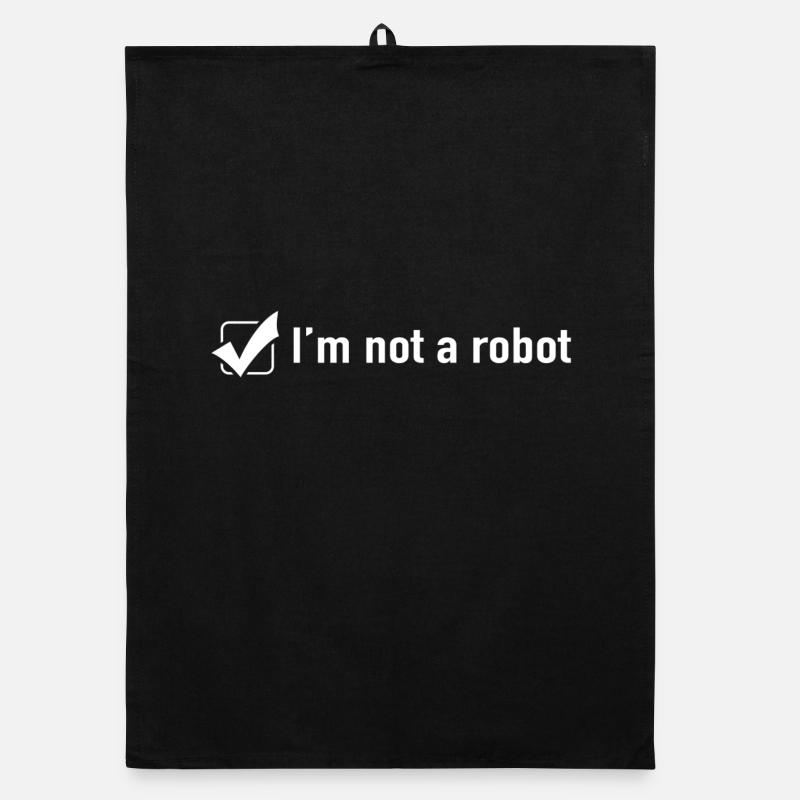 Je ne suis pas un robot Torchon bio