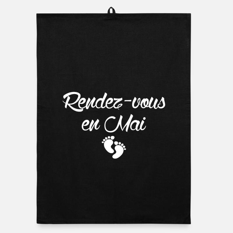 Rendez-vous en Mai grossesse Torchon bio