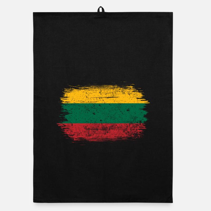 Lebendiger Pan-Flag-Pinselstrich Organic Geschirrtuch