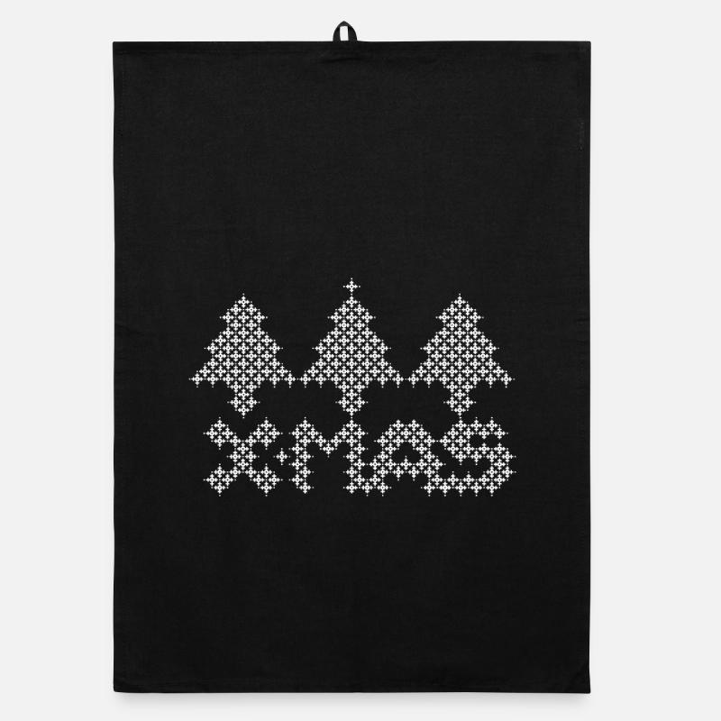 xmas tree christmas christmas icon graphic icon Organic dish towel