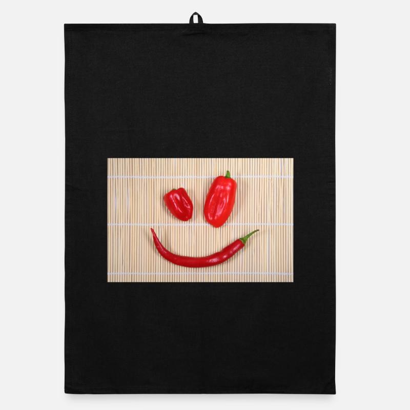 SPICY Smiley Organic Geschirrtuch