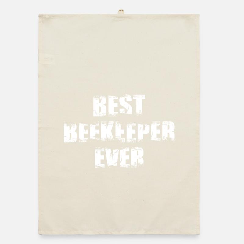 Funny beekeepers Organic dish towel