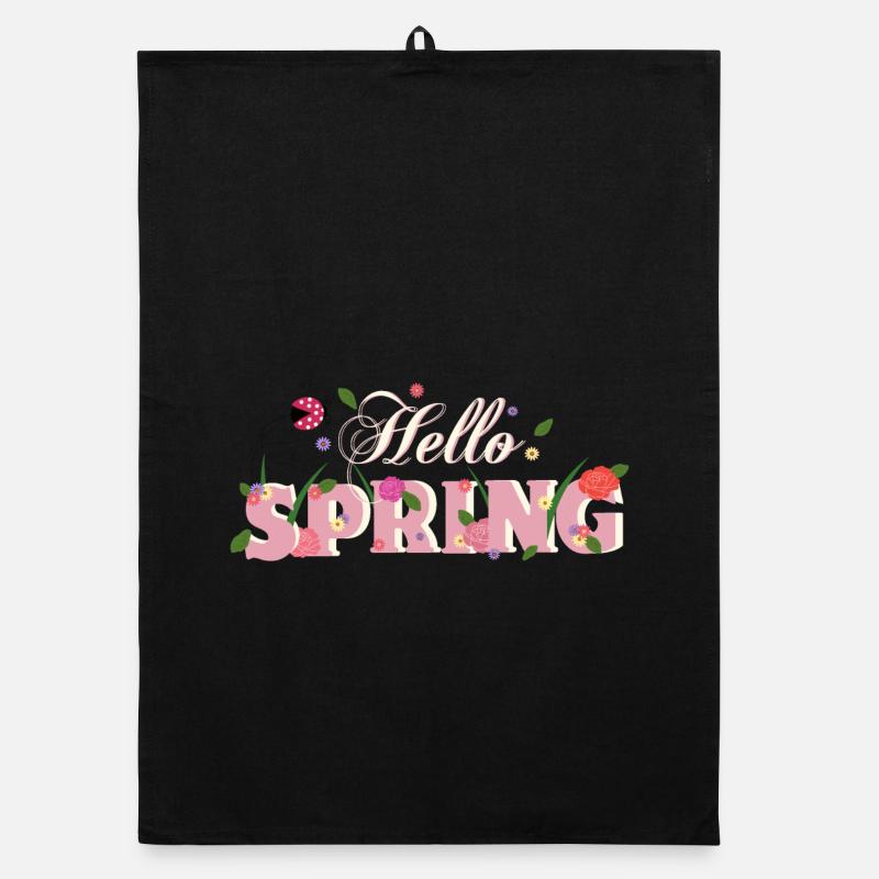 Hallo Frühling Organic Geschirrtuch