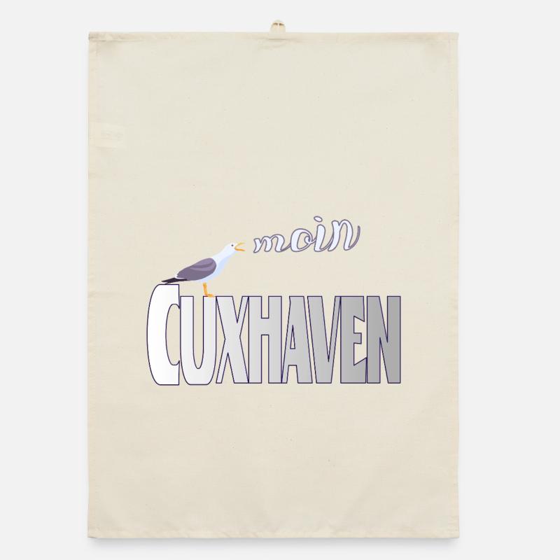 Cuxhaven Möwe & Moin Design Organic Geschirrtuch