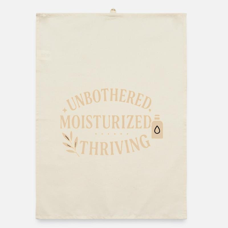 Unbothered Moisturised Thriving Design Organic dish towel