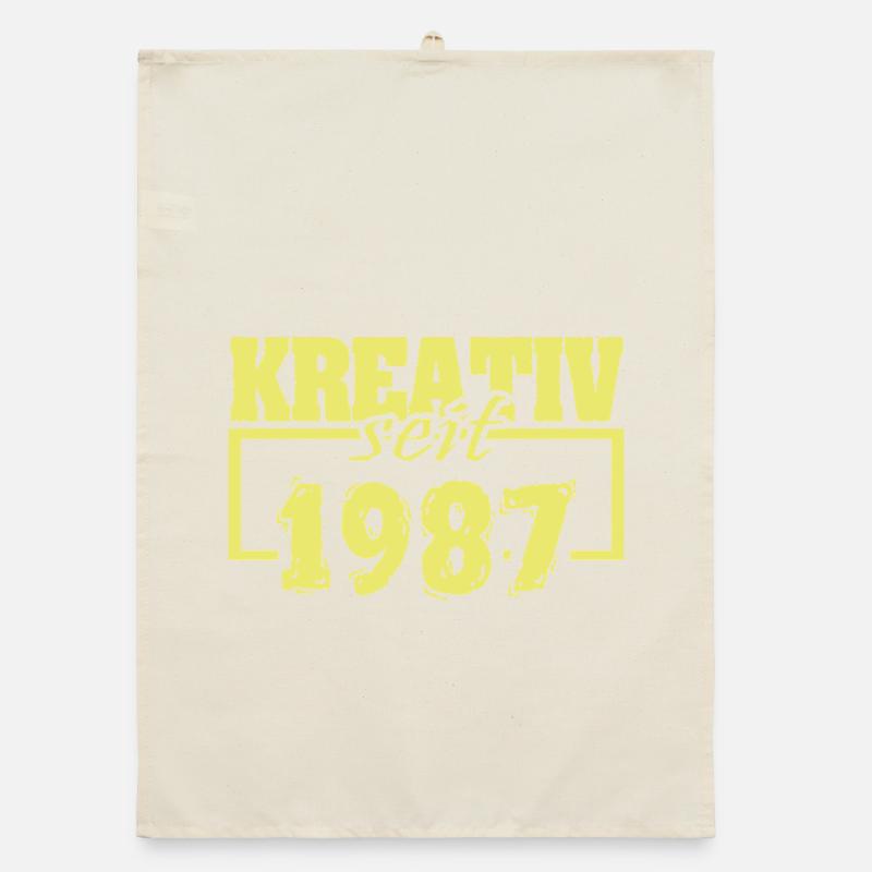 Maler 1987 Organic Geschirrtuch