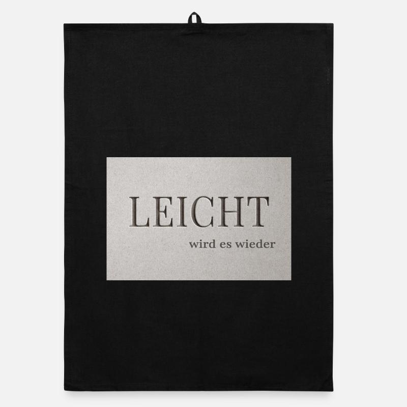 LEICHT wird es wieder Organic Geschirrtuch