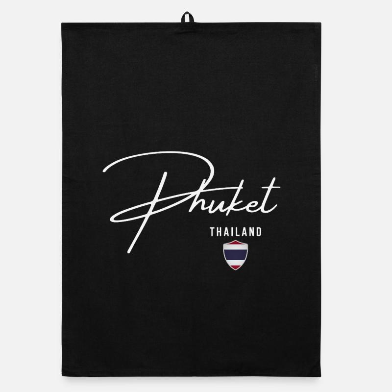 Phuket Thailand, elegantes Design Phuket Organic Geschirrtuch