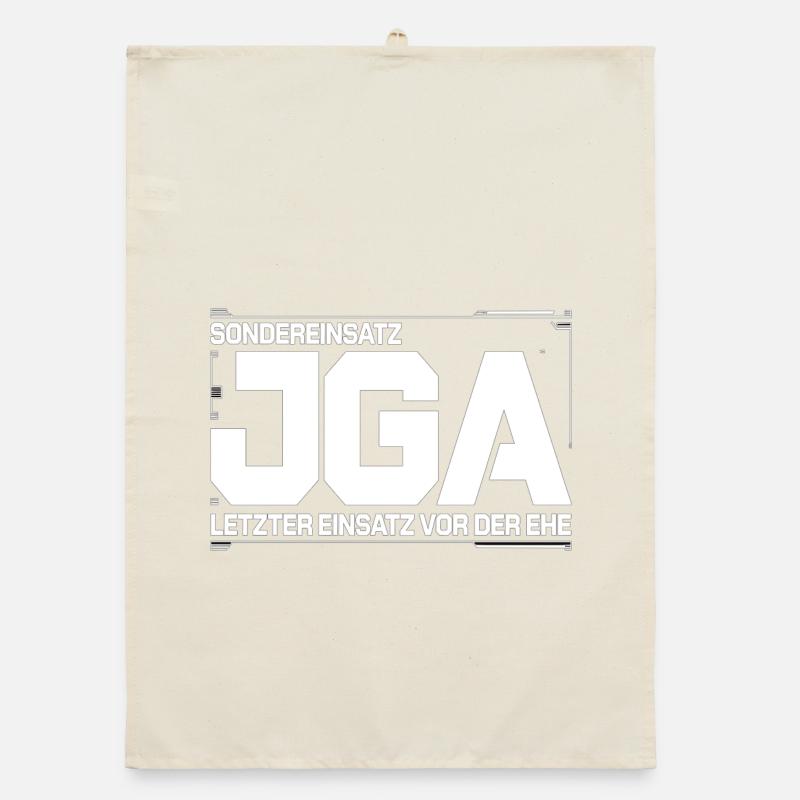  Sondereinsatz JGA – Letzter Einsatz vor der Ehe Organic Geschirrtuch