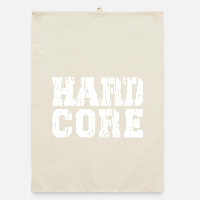 Fette Distressed HardCore-Musik Organic Geschirrtuch