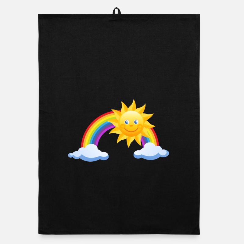 rainbow Organic dish towel
