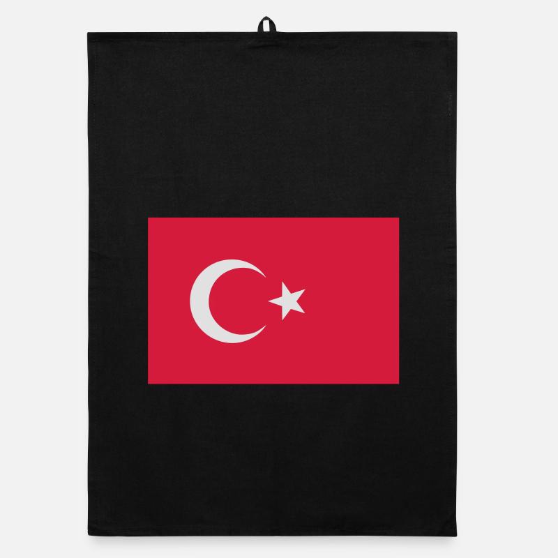 Drapeau turc Torchon bio