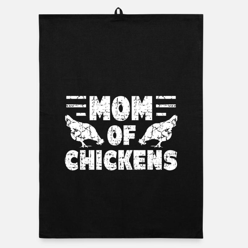 Chicken chickens Organic dish towel