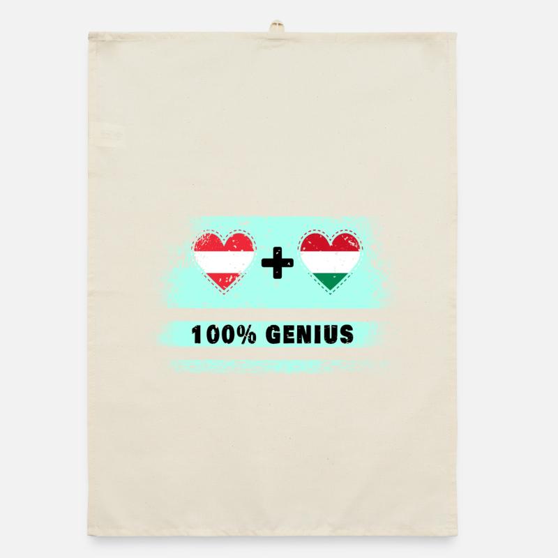 Austria and Hungary 100% Awesome / Gift Organic dish towel