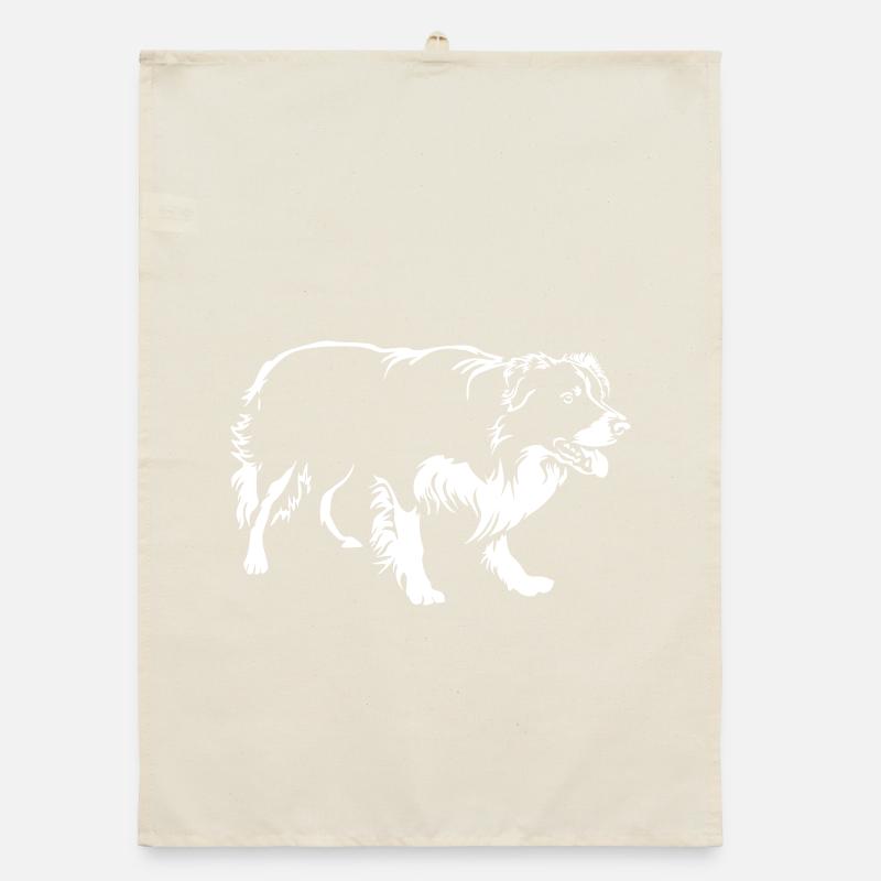 Border Collie « Black Edition » Torchon bio
