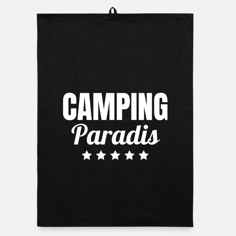 Camping, Wohnmobil, Campingparadies Organic Geschirrtuch