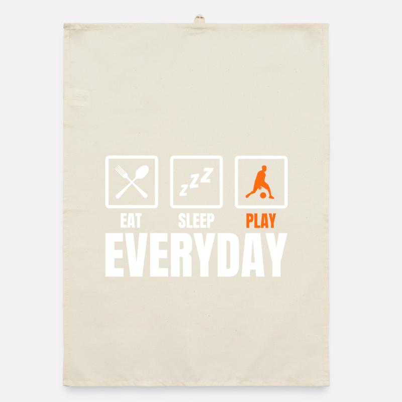 Basketball player routine Organic dish towel