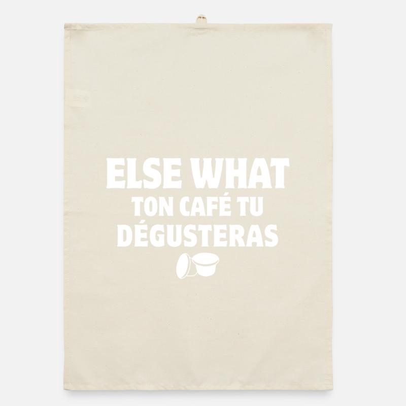 Kaffee, Kaffeebohne, Kaffeepause Organic Geschirrtuch