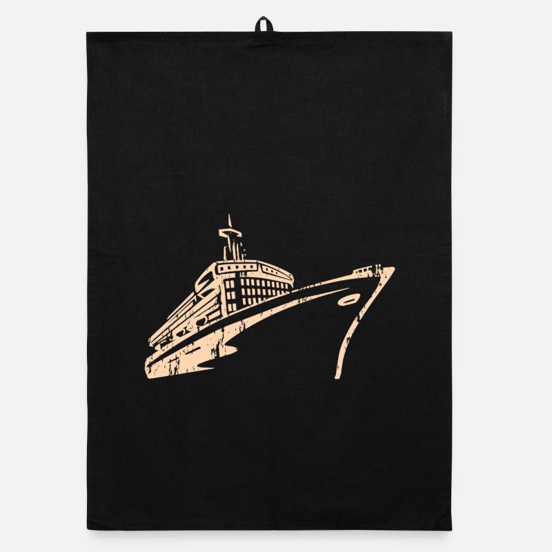 Kreuzfahrtschiff Kreuzfahrt Schiff Luxus Organic Geschirrtuch