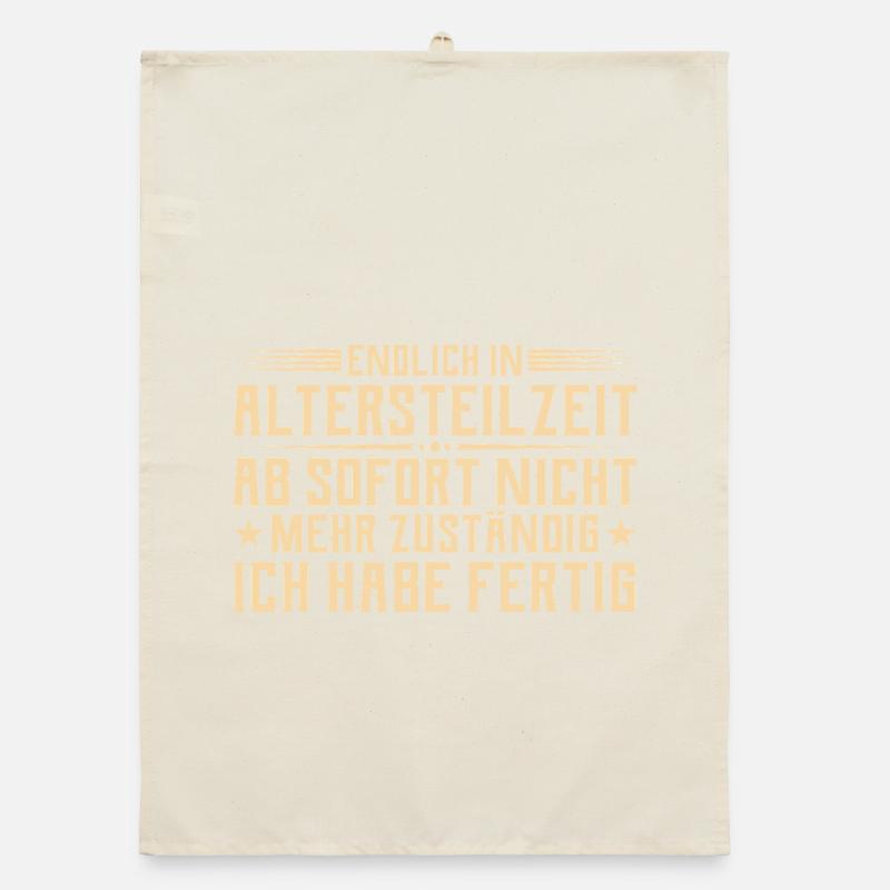 Retraite partielle - N’est plus responsable - Retraite anticipée Torchon bio