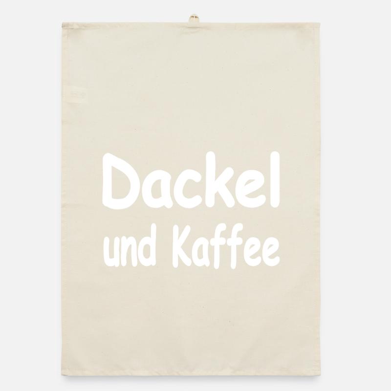 Dachshund Organic dish towel