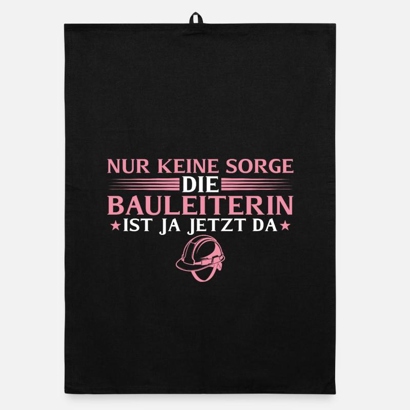 House construction - construction manager is here now Organic dish towel