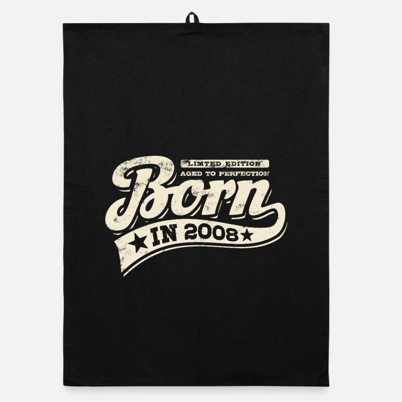 Né en 2008 - Anniversaire - Édition limitée Torchon bio