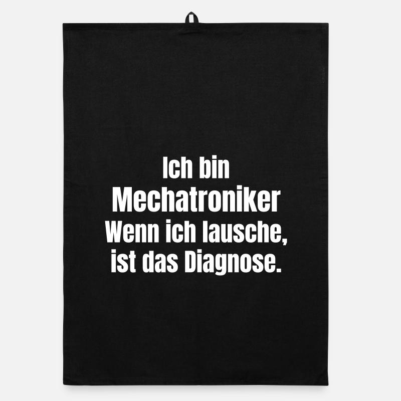 Mechatroniker Diagnose Lach Organic Geschirrtuch