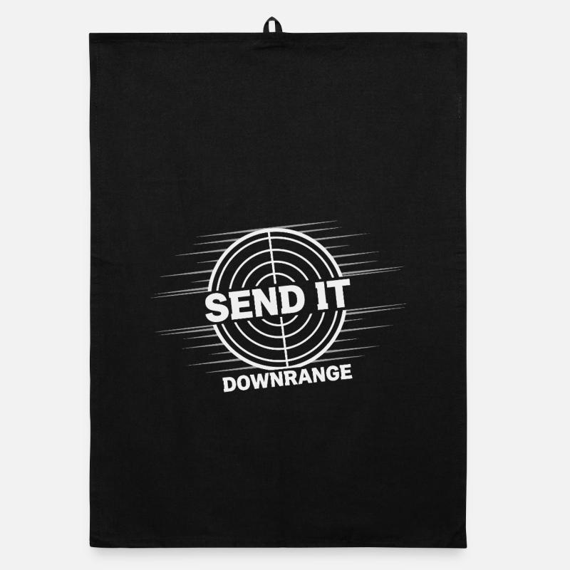 Shooting range at the shooting range, shooting exercises at the Organic dish towel